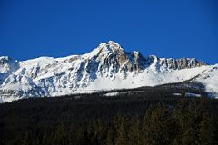 06B Panorama Peak Ridge Morning From Trans Canada Highway After Highway 93 Junction Driving Between Banff And Lake Louise in Winter.jpg